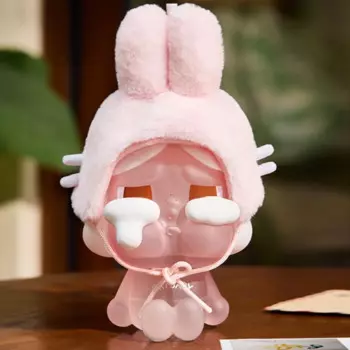 Фигурки аниме, периферийные устройства Crybaby Tears, заводская серия, розовые плюшевые чашки-непроливайки, модная милая модель плачущего кролика, подарок-сюрприз для девочек