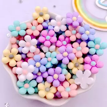 Фигурки цветов из смолы Diy Super Paradise 14 мм 50 шт