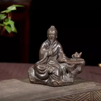 Фигурки для чаепития из фиолетовой глины JINGDE TEA SET