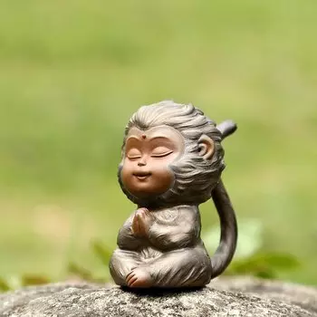 Фигурки для чаепития из фиолетовой глины Sun Wukong Monkey King