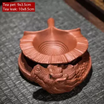 Фигурки для чаепития из пурпурной глины JINGDE TEA SET