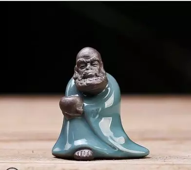 Фигурки для чаепития JINGDE TEA SET из фиолетовой глины и керамики