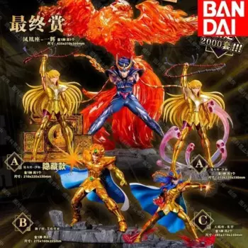 Фигурки героев аниме Bntsh Ichiban Kuji, подлинные ПВХ фигурки героев аниме Saint Seiya Virgo Shaka Leo Aiolia Scorpio Milo, настольное украшение