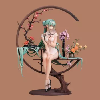 Фигурки героев аниме Hatsune Miku, Shaohua Cheongsam Hatsune, красивая девушка, ГК, игрушки, модели персонажей, коллекционные подарки