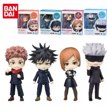 Фигурки героев мультфильма Bandai, Оригинальные фигурки героев мультфильма «джутсу», «годжо саттору», «итадор», «Юджи», аниме, игрушки для мальчиков и девочек, детские подарки