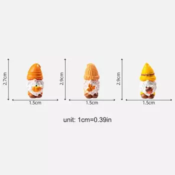 Фигурки гномов из смолы JETTING 3 шт.