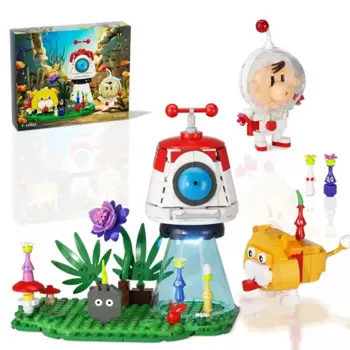 Фигурки gobrick MOC pikminer Olimar со своими друзьями, игрушки-конструкторы, игрушки для детей