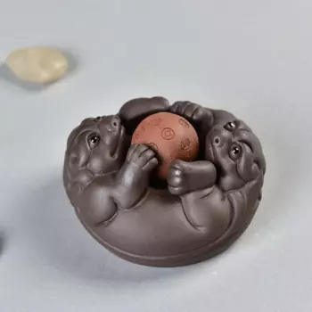 Фигурки из фиолетовой глины NLSLASI для чаепития