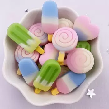 Фигурки из смолы "Эскимо" Diy Super Paradise 10 шт.