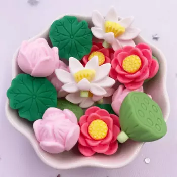 Фигурки лотоса из канифоли, 10 шт.