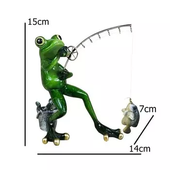 Фигурки лягушек ZHENGHAN из смолы