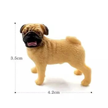 Фигурки животных WEEDDIE, собачка, розовый поросенок