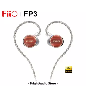 FiiO FP3 HiFi 14,5 мм плоский драйвер диафрагмы в наушниках деревянная лицевая панель кабель 0,78 мм для аудиофильского музыканта