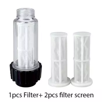 Фильтр для мойки высокого давления для Karcher K2 K3 K4 K5 K6 K7 G 3/4 '', фильтры для воды с 2 сердечниками для Lavor, Nilfisk