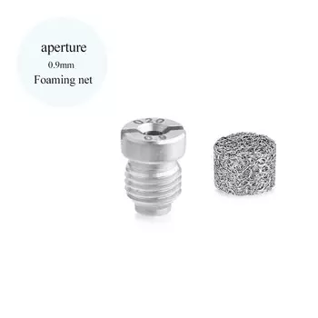 фильтр для мойки высокого давления пенный распылитеАксессуары для автомойки высокого давления, насадка для пенной насадки, насадка с отверстием, фильтр из нержавеющей стали, автомобильная пушка для очистки снега и пены