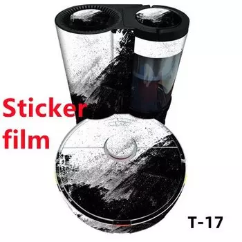 Фильтр для наклеек, защитная пленка, кисть для Roborock S7 + белый Roborock S7 + черный цвет, аксессуары