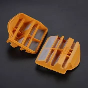 Фильтр для очистки воздуха желтый, 2 шт., подходит для Husqvarna 445 445E 450 450E, запчасти для бензопилы, сменные детали для электроинструмента «сделай сам» 544080803 для сада