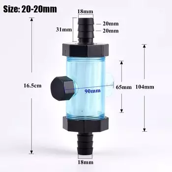 Фильтр для шланга SgooHan, прозрачный, пластик