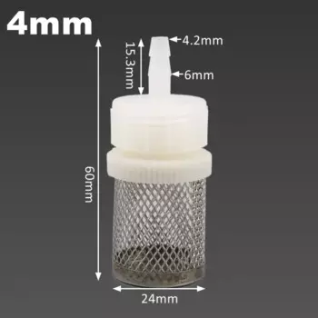 Фильтр для шланга UP-CLOUD, нержавеющая сталь, 4-20 мм