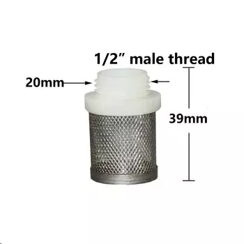 Фильтр для шланга WZCWJNLGM 6-19 мм из нержавеющей стали