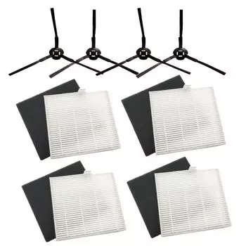 Фильтр Hepa, боковая щетка для швабры, набор для замены первичного фильтра для пылесоса ilife V8 V8s X750 X800 X785 V80