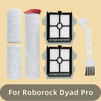 Фильтр с роликовой щеткой, совместимый с пылесосом Roborock Dyad Pro/Didad Pro Combo/WD2H1A, запасные части для швабры, аксессуары