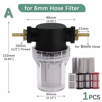 Фильтр сетчатый для шланга MUCIAKIE 1/2", 6-19 мм