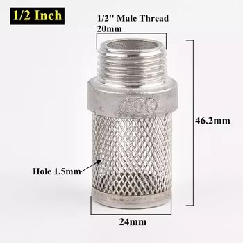 Фильтр SgooHan из нержавеющей стали для садового насоса