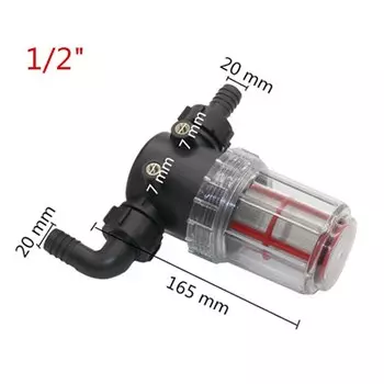 Фильтр воды Talk-Satisfied прозрачный пластиковый 50 сетчатый 20 мм, 25 мм