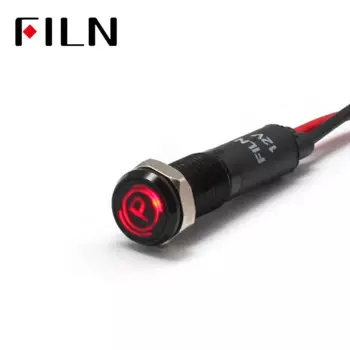 FILN светодиодный индикатор стояночного тормоза 8 мм 12В