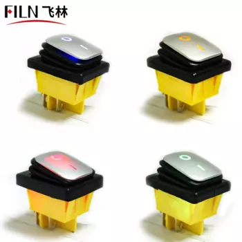 FILN герметичный выключатель 30A/250V 16A/250V серебристый