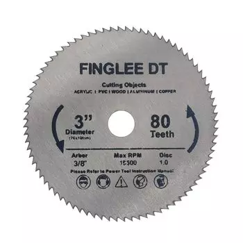FINGLEE DT 3-дюймовые полотна для циркулярных пил из быстрорежущей стали
