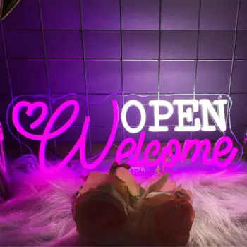 Фиолетовые дневные неоновые огни, Настраиваемые дневные неоновые огни, подходят для баров KTV