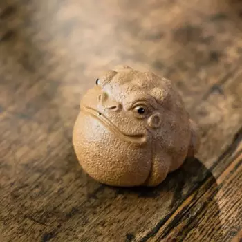 Фиолетовый чайный питомец из глины NLSLASI