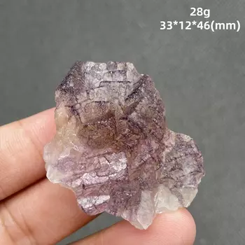 Фиолетовый флюоритовый куб QIANCHUAN