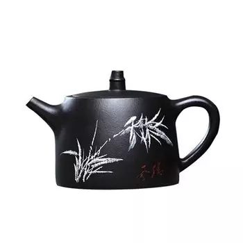 Фиолетовый глиняный чайник JINGDE TEA SET 250 мл