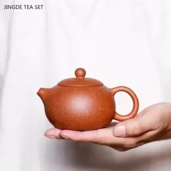 Фиолетовый глиняный чайник JINGDE TEA SET