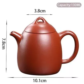 Фиолетовый глиняный чайник RI ONIY TEASET 130 мл