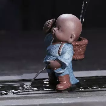 Фиолетовый керамический чайный пет To Catch Fish