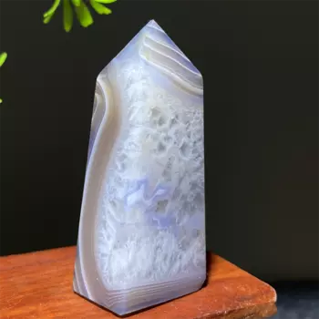 Фиолетовый кристалл агата, кластер камня, DriB