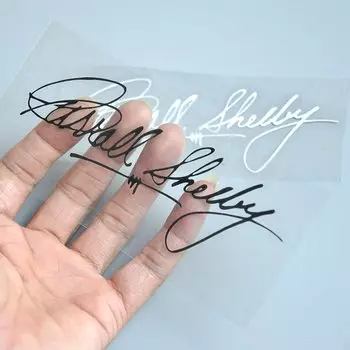 Фирменные наклейки Shelby, светоотражающие наклейки на задний бампер центральной консоли для Ford Mustang Shelby GT AC Cobra, внешнее украшение