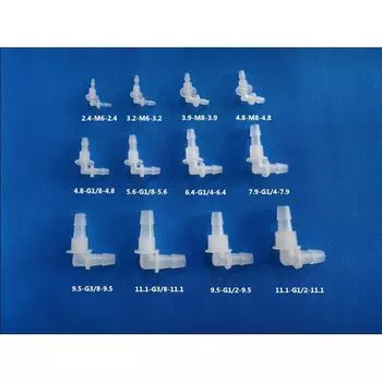 Фитинг для труб CNWIKIYA из ПП, локоть, муфта