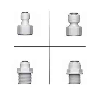 Фитинг для воды CNWIKIYA 1/2"-1/4" 3/8", пластик