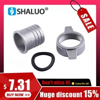 Фитинги для бензинового водяного насоса, 2-дюймовый алюминиевый Соединительный ключ для труб с резиновой прокладкой, Соединительный фитинг для насоса