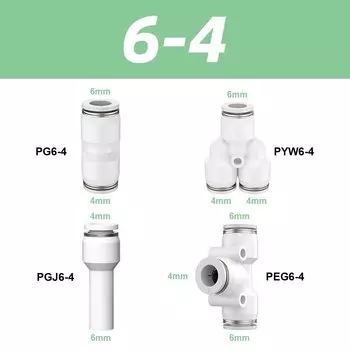 Фитинги для пневматических шлангов, фитинги высокого давления, соединитель для труб PEG PYW PG PGJ, различный диаметр