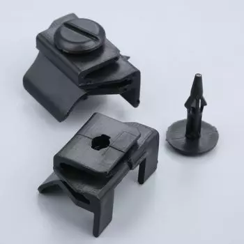 Фиксатор переднего бампера, черный фиксатор крыла, подходит для Toyota 53879-28010 538790R010, 20 шт.