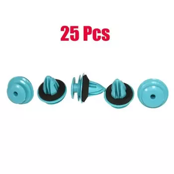 Фиксаторы для автомобиля Toyota, нейлоновые клипсы зеленого цвета, 25 шт.