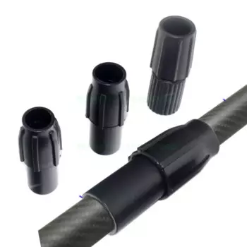 Фиксаторы труб пластиковые 19-22 22-25 25-28 мм, черные, 2 шт.