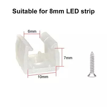 Фиксирующие зажимы для светодиодной ленты YANKE 6мм 8мм 12мм 15мм