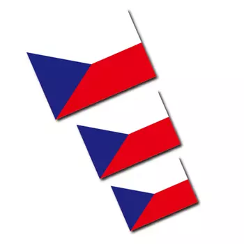 Флаг Чехии, забавные виниловые автомобильные наклейки и наклейки для автомобилей и мотоциклов, самоклеящиеся